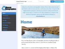 Tablet Screenshot of abacusdatagraphics.com